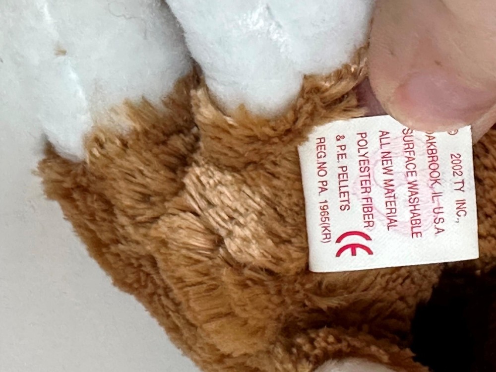 Beagle Side-kick 2002 TY Beanie ~