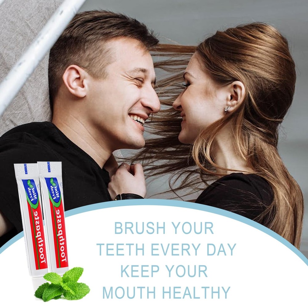 100 Tubes Bulk Travel Size Toothpaste,Extra Small 0.35oz Small Toothpaste Tra...