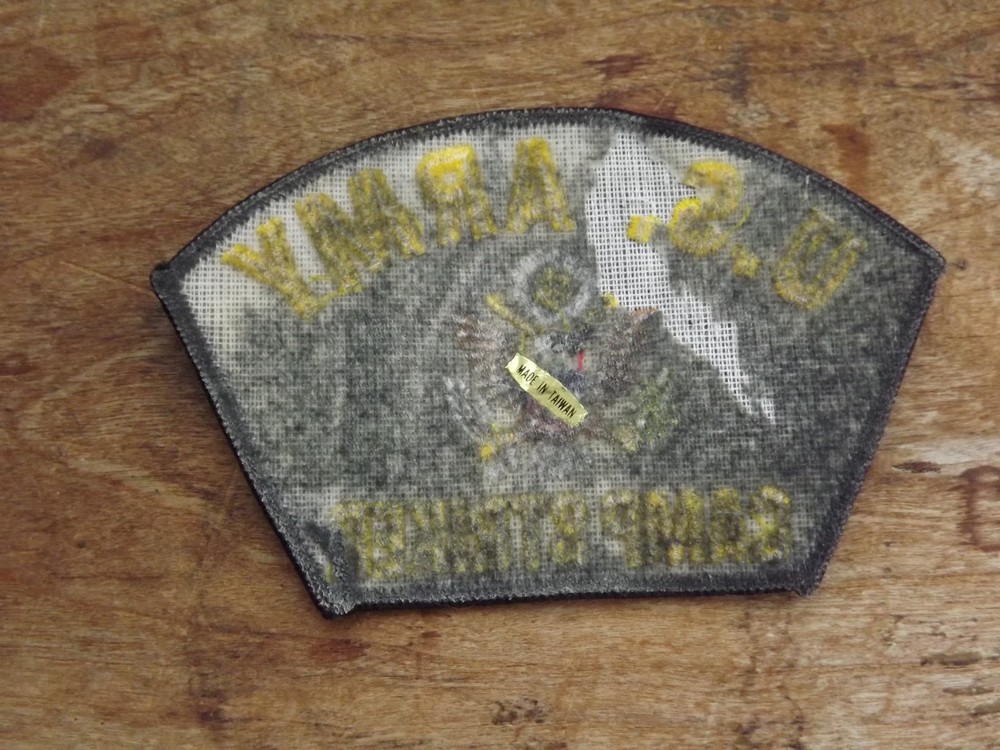 US Army Camp Striker Hat Patch - INV# C1501
