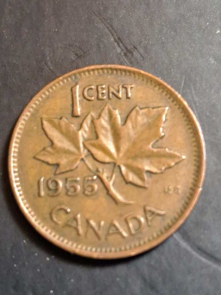 1955 CANADA 1 CENT PENNY