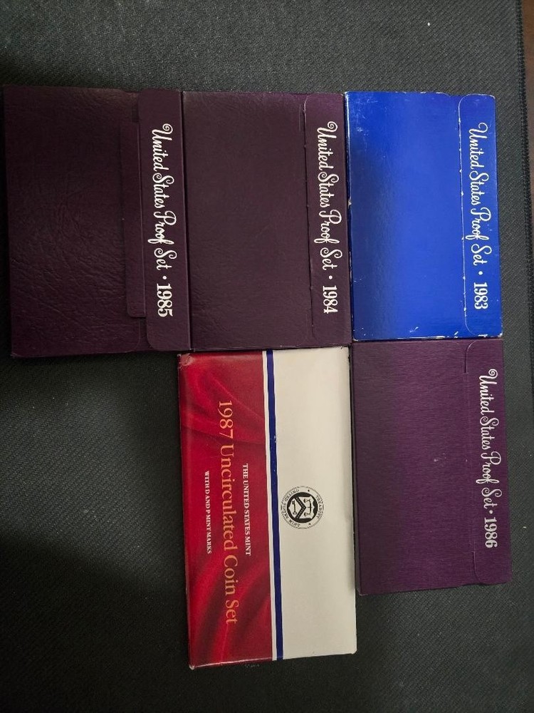 1983-1987 proof sets