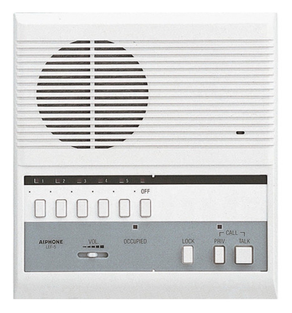 Aiphone LEF-3 Open Voice Selective 3-Call Master New White BK03