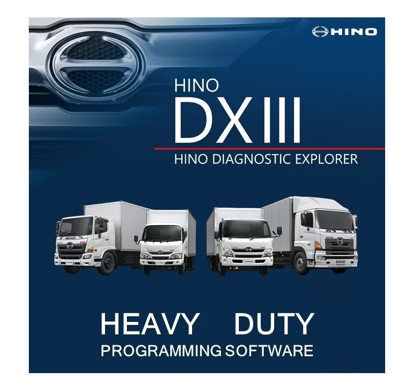 2005 - Present Hino DXIII Diagnostic eXplorer Genuine Software w/ Programming