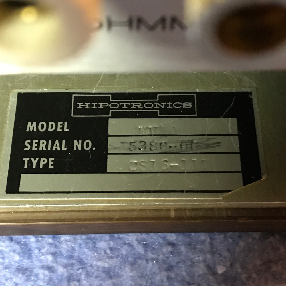 Hipotronics HV10 High Voltage Megohmmeter