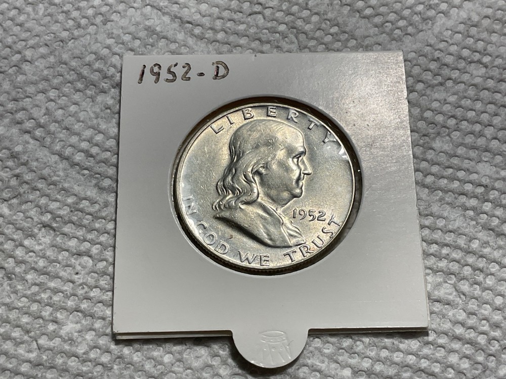 1952-D Franklin Half Dollar UNC.