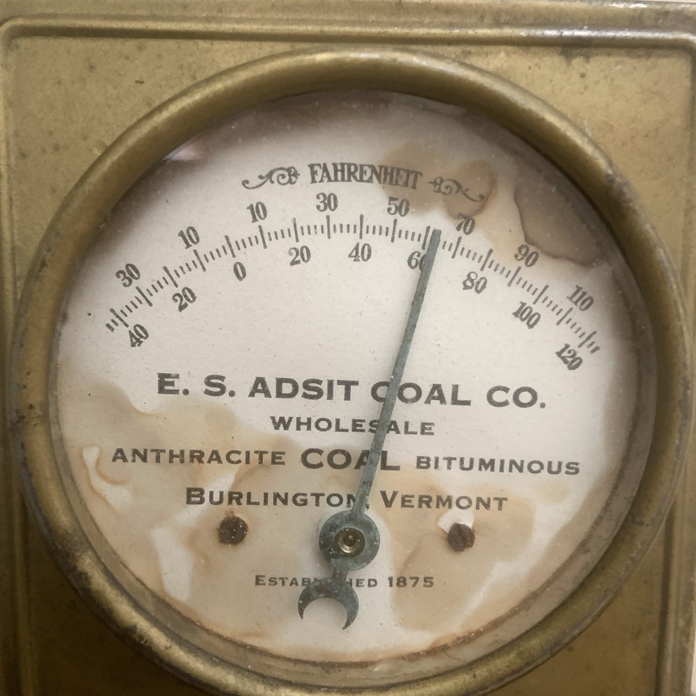 Vintage Coal Thermometer
