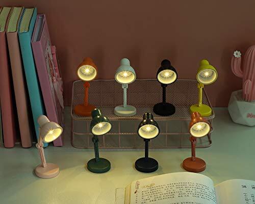 2 Pack LED Mini Table Lamp Night Reading Book Lamp for Home Room Computer