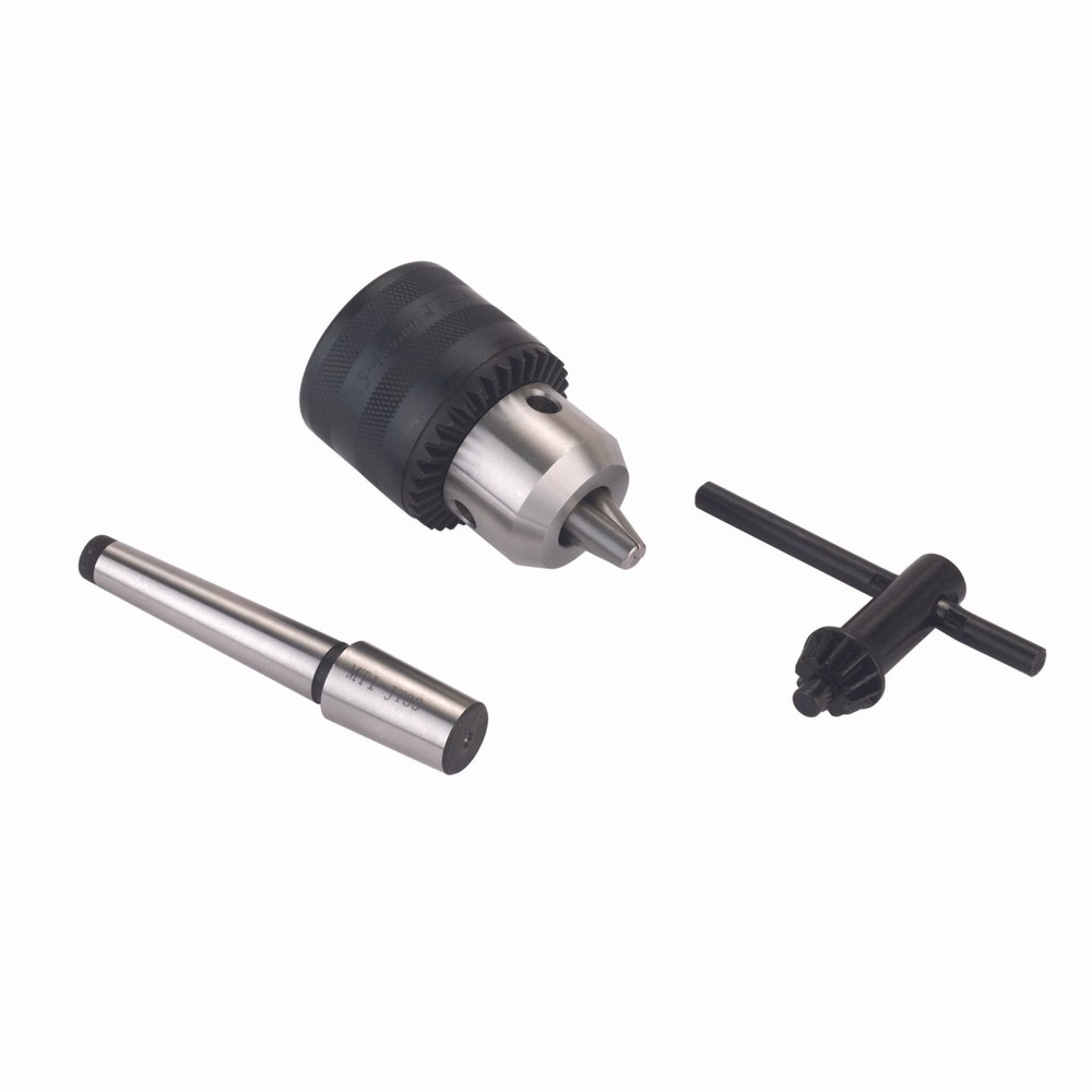 WOODRIVER 1/2" Keyed Lathe Drill Chuck #1 MT