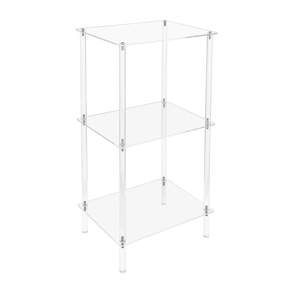 Acrylic Record Player Stand, Clear Record Player Stand, Side Table End Table