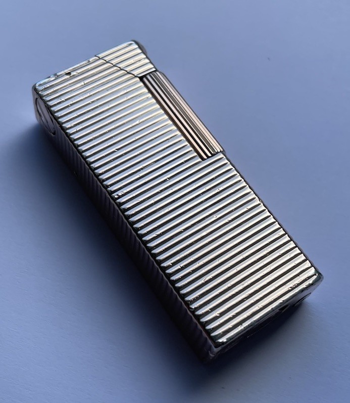 Dunhill Solid Silver ‘GILT FINISH’ Aldunil (LARGE) Lighter - Fully Overhauled