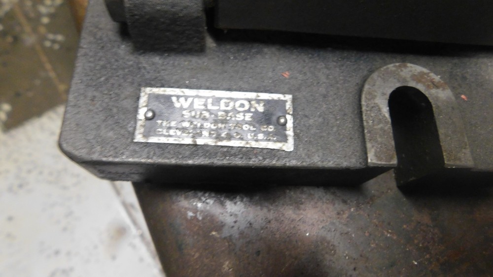 Weldon End Mill Tool Sharpening Grinding Fixture w/ Tilting Sub Base