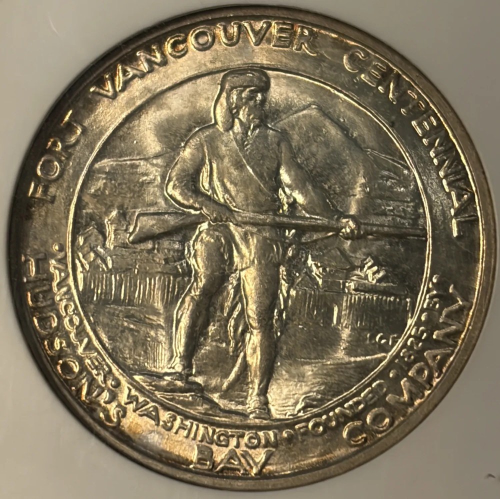 1925 VANCOUVER COMMEMORATIVE HALF DOLLAR NGC M65