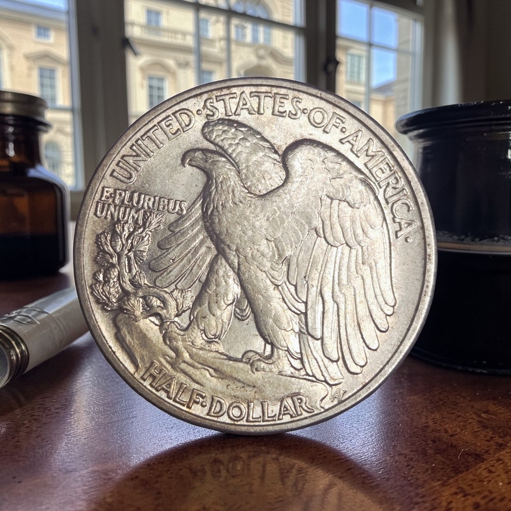 1942-P Walking Liberty Half Dollar 90% Silver MS+