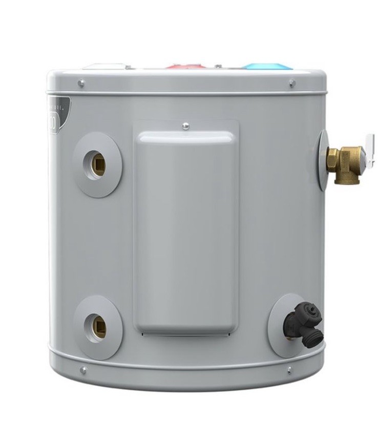 A.O. Smith Signature 100 12-Gallon Compact 1500W Storage Tank Water Heater, Gray