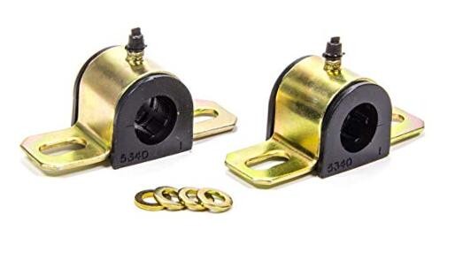 9.5161G 1" Greasable Sway Bar Set , Black