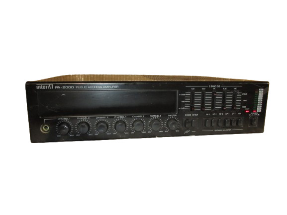 INTERM PA-2000 Public Address Amplifier