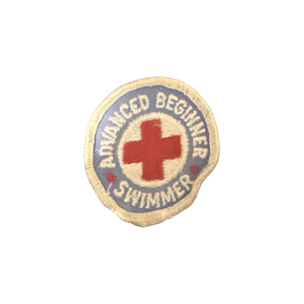 AMERICAN RED CROSS ADVANCED BEGINNER SWIMMER PATCH 2" BLUE/RED/WHITE