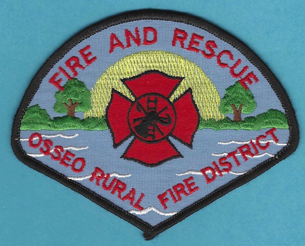OSSEO WISCONSIN RURAL FIRE DISTRICT PATCH