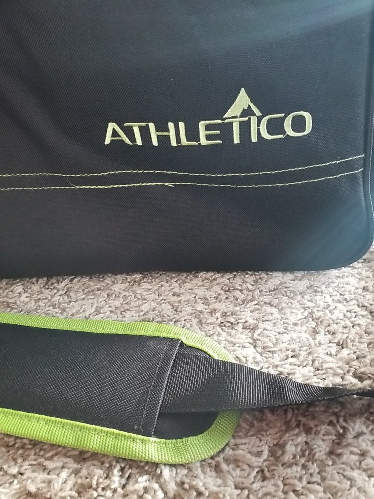Athletico Ski Boot Bag Black Athletic Bag Padded EUC. OC
