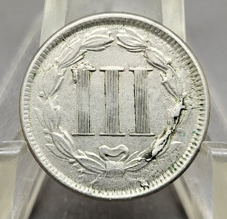 1866 U.S. 3 Cents Type Coin