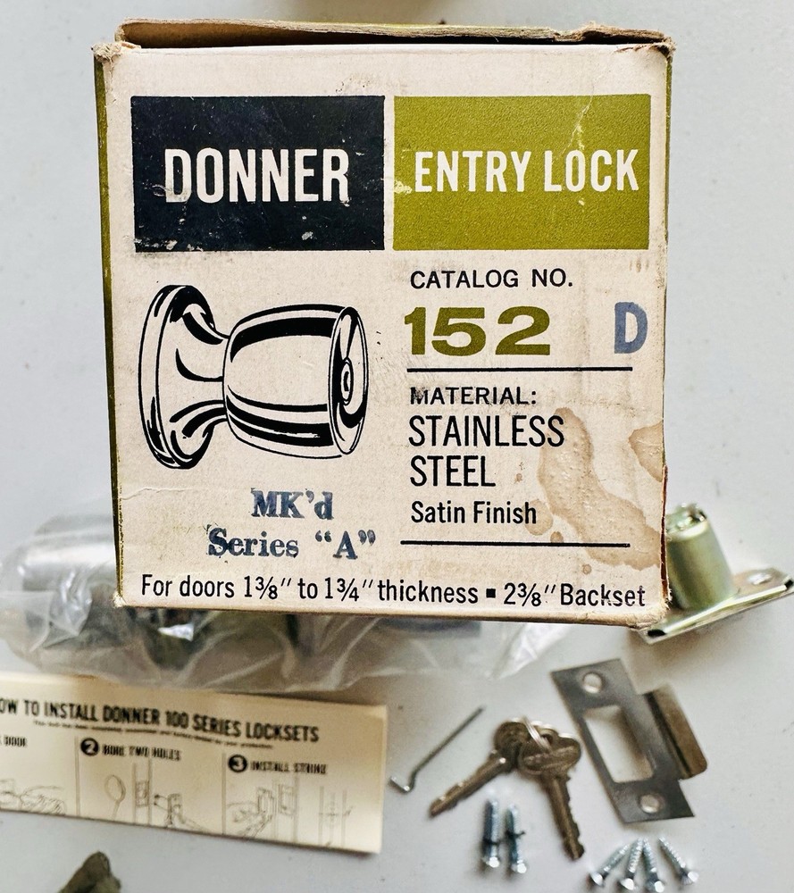 DONNER ENTRY LOCK 152 D