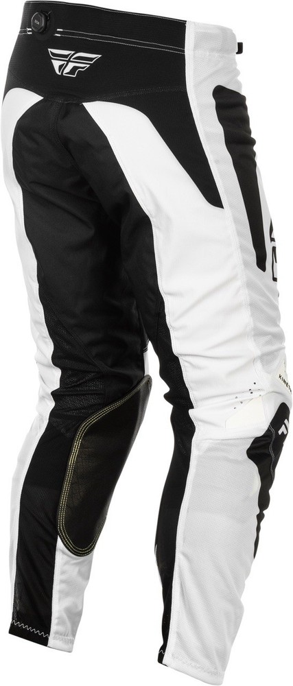 Fly Racing Kinetic Mesh Sym Pants White/Black Size 40
