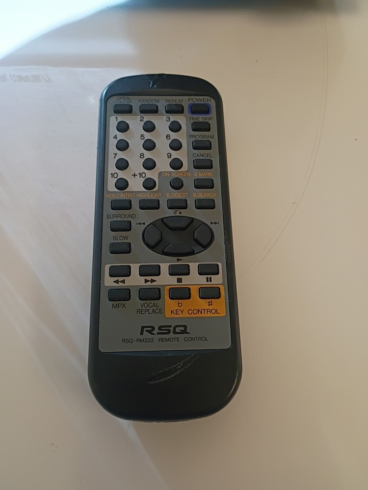 Tested Working RSQ SV222 karaoke player With Remote Read