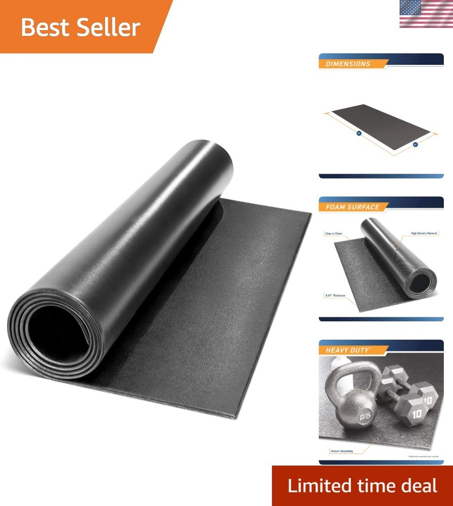 Multi-Purpose Floor Protector Mat for Treadmills & Equipment - Rectangular 78”