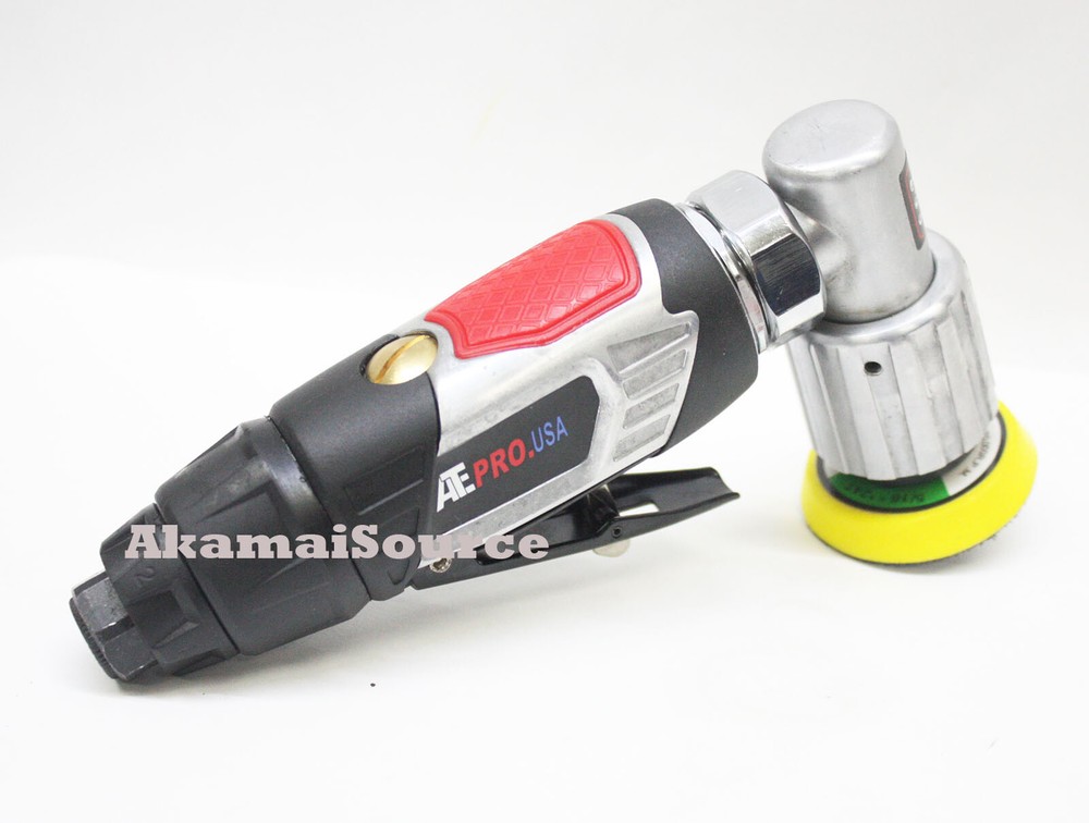 2" Air Angle 90° Sander Adjustable 4 Speed  w/ Sanding Velc Backing Pad