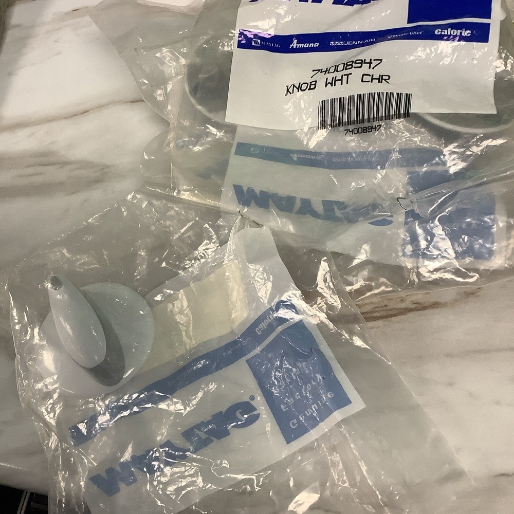 74008947 Maytag White Knob