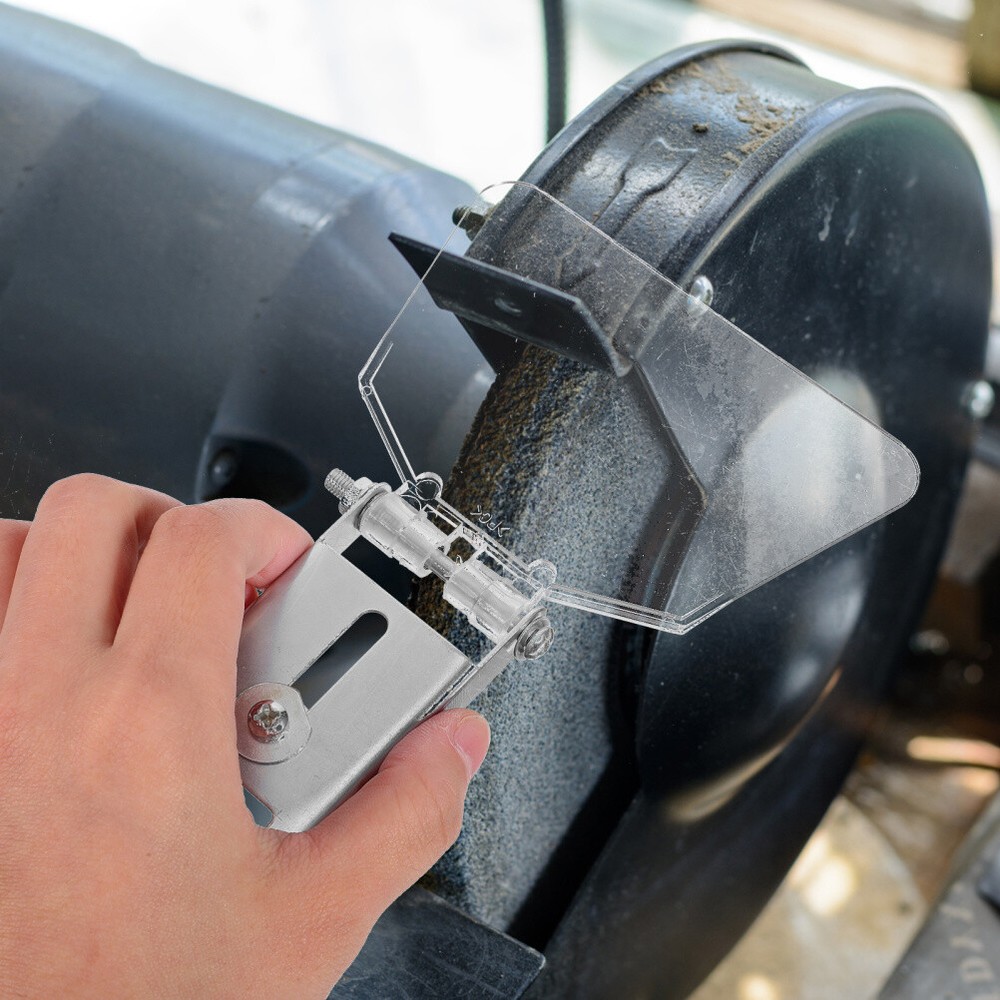 2PCS Bench Eye Eye Shield Replacement Stainless Steel Grinders Eyeshield Kit 。