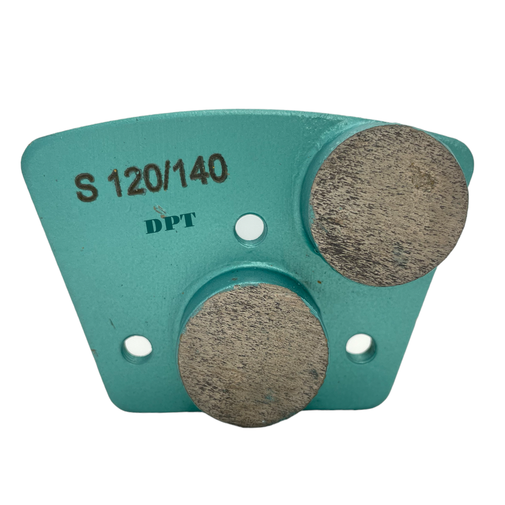 Trapezoidal Grinding Tooling Discs Bolt on Concrete Grinders Soft Bond 120 Grit