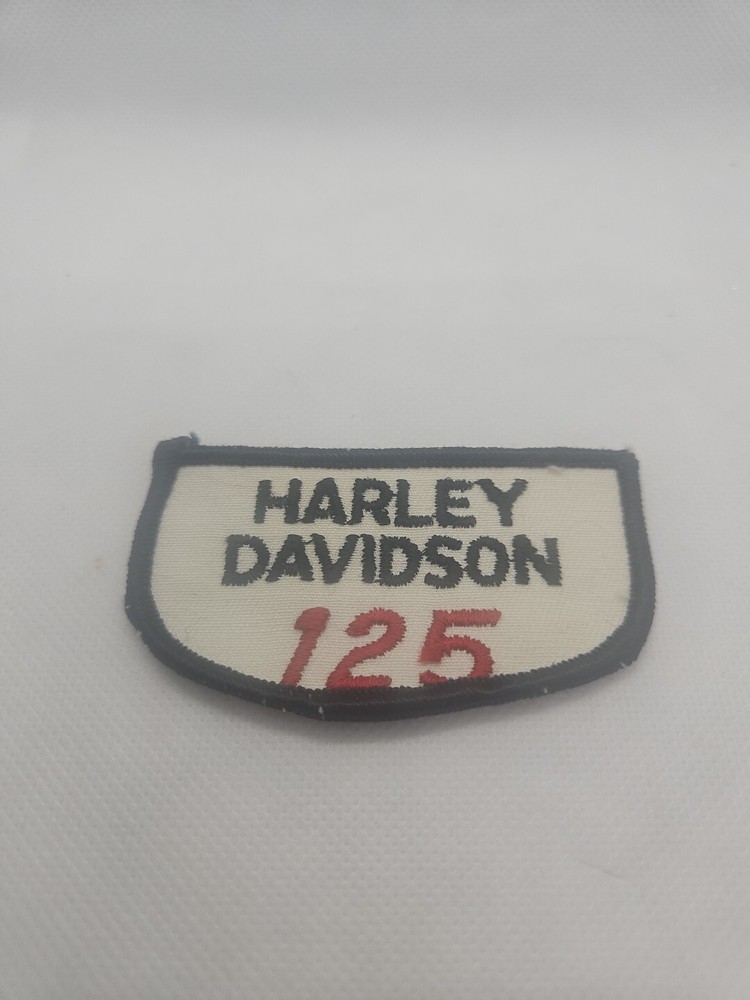 Harley Motorcycle 125 Patch _ Vintage