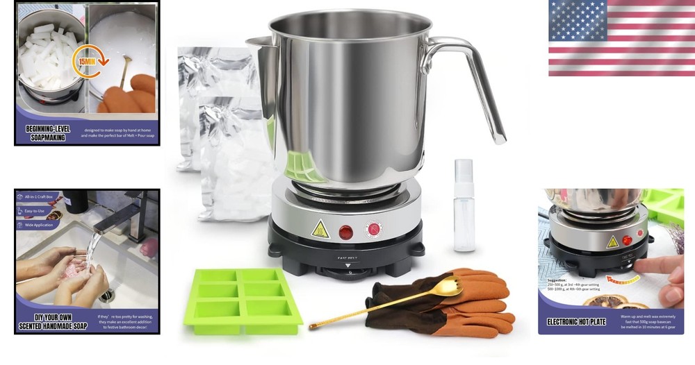 Fast METL Soap Making Set for Adults