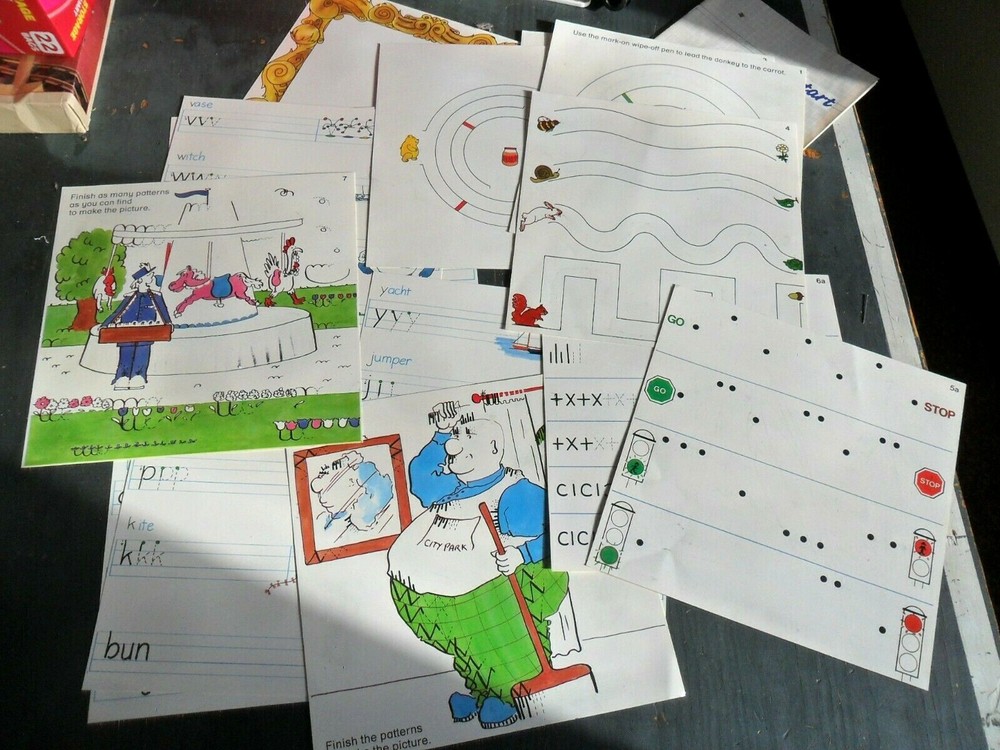 Write Start 30 Wipe Clean Activity Boards Learn to Write Mazes Puzzles Fun