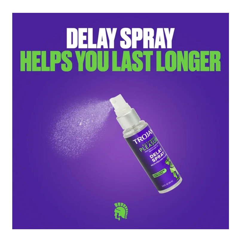 Extended Pleasure Delay Spray for Men, 2.0 Fl Oz.