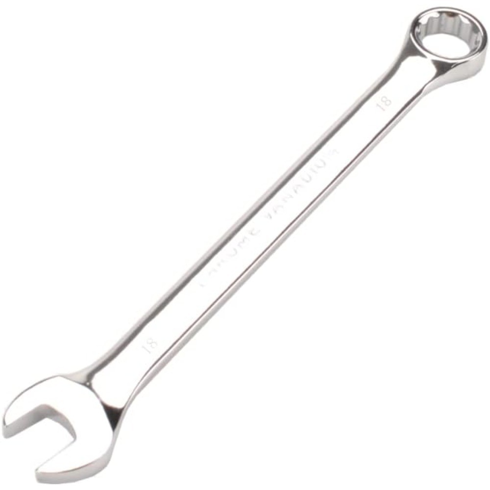 18mm 12-Point Combination Wrench Box End and Open End Spanner Tool
