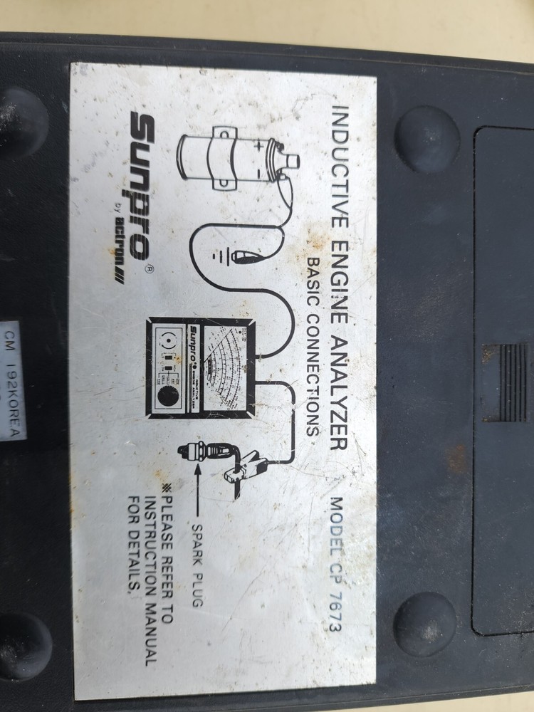 Sunpro Inductive Engine Analyzer Model CP 7673