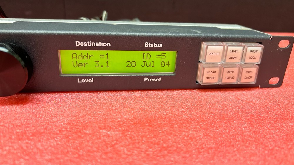 Pesa RCP-XY Routing Switcher Rotary Control Panel