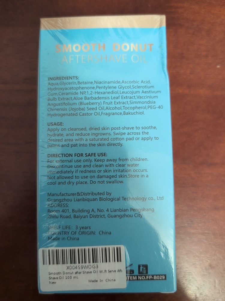 Smooth donut After shave Oil