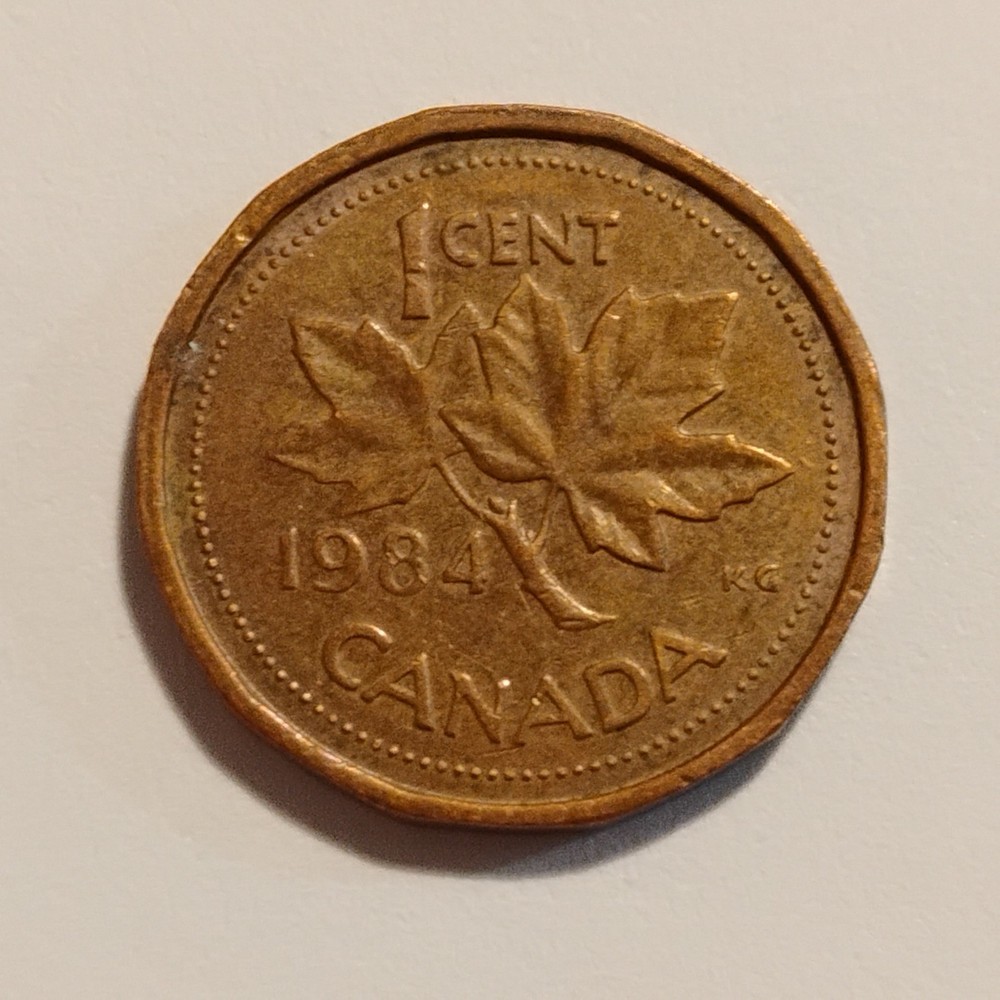 1984 - One (1) Canadian Cent - 2