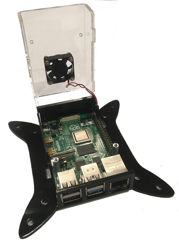 VESA Mount Case for Raspberry Pi 4 with Fan