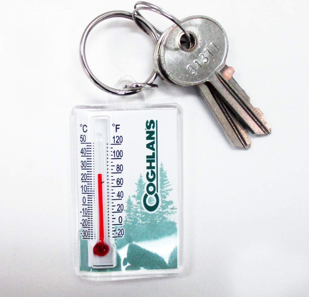 Coghlan's Zipper Pull Thermometer Blue