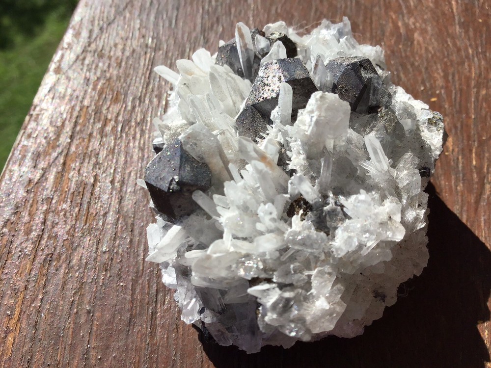 Stunning Galena with Quartz & Pyrite from Peru