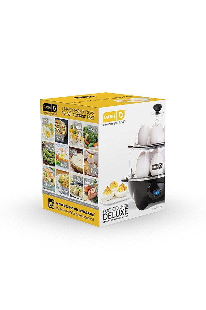 Dash Deluxe Egg Cooker Black