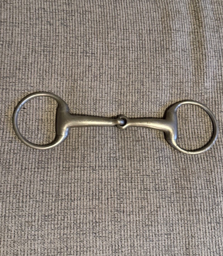 Eggbutt Snaffle Bit-6” Mouth -Heavy Duty-Training-English/Western-Stainless