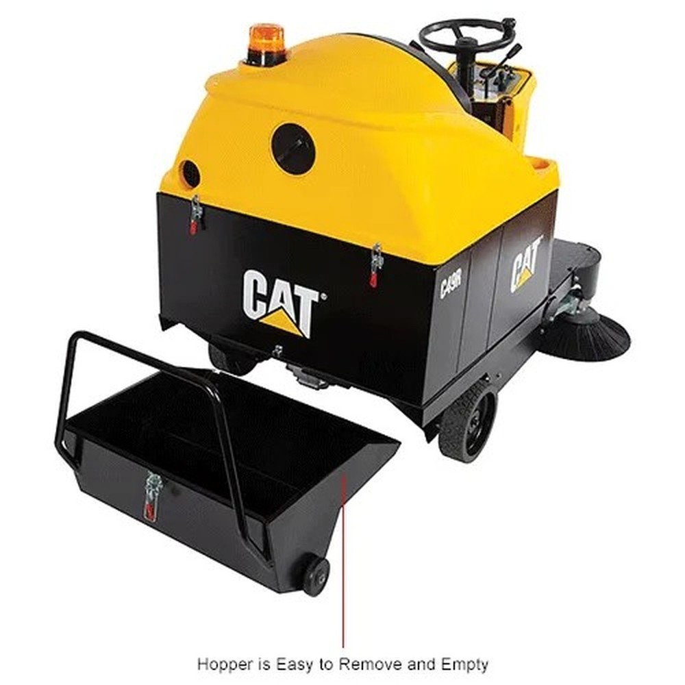 Cat? C49R Auto Ride-On Sweeper, 49" Cleaning Path
