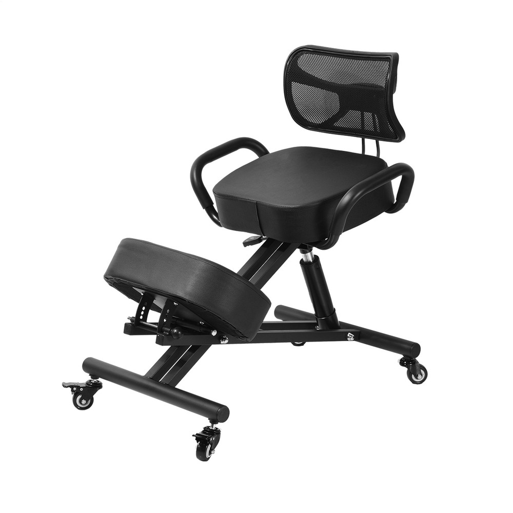Ergonomic Kneeling Chair with Back Support, Adjustable Stool for Home and Office