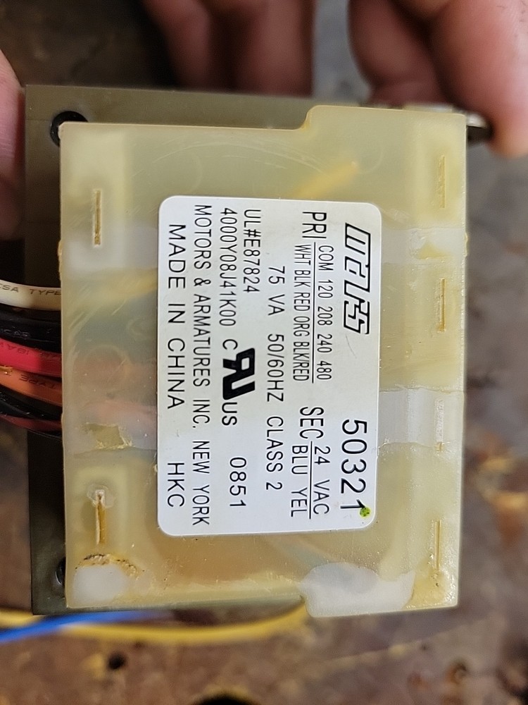 MARS 50321 75VA CONTROL TRANSFORMER NEMA CLASS ll