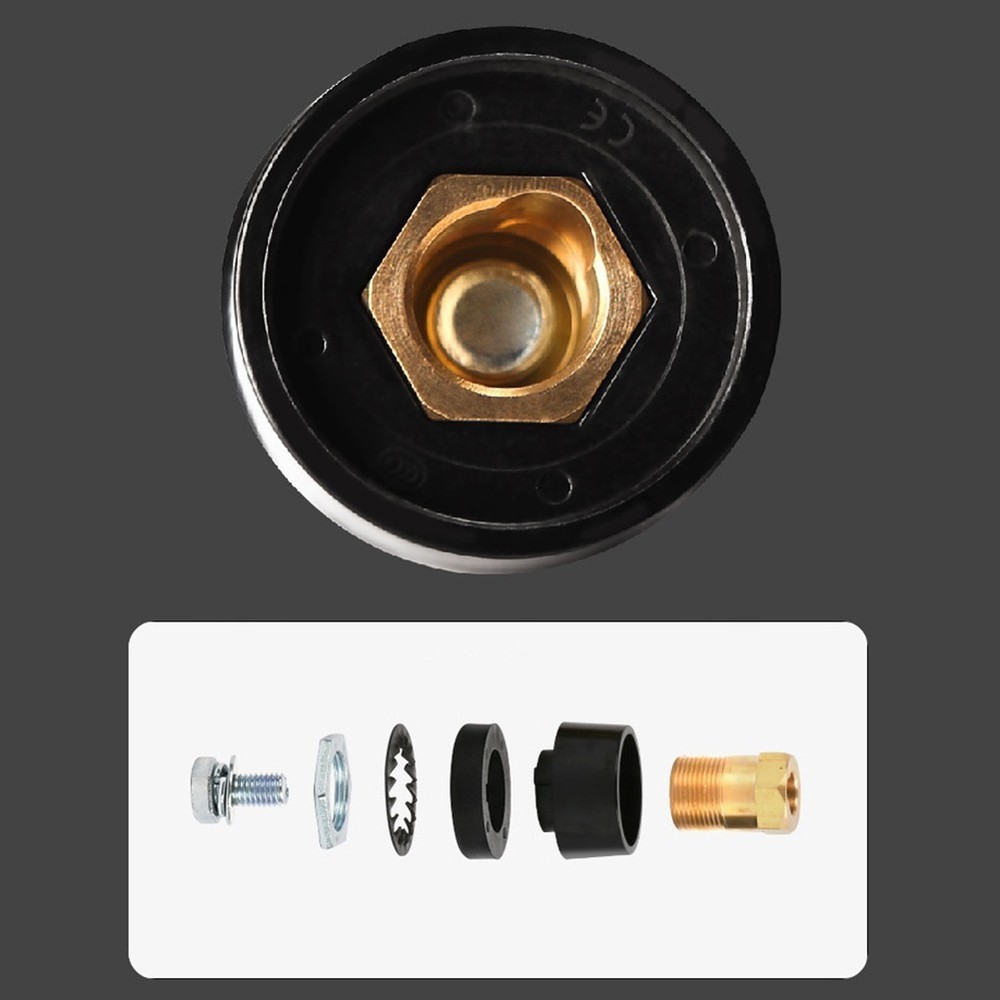 For TIG Welding Cable Panel Connector Socket 2PCS DJK1025 200Amp Quick Fitting
